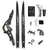 62 Takedown ILF Recurve Bow 30-60 Lbs Archery American Hunting Bow with Gordon Limbs for Adult Competition Athletic Bow Right Hand Archery Recurve Bow Accessory Set (35 Lbs, Black)