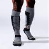 WEIERYA Ski Sock Merino Wool Ski Socks Mens Womens Skiing & Snowboarding Socks, Over The Calf (US, Alpha, X-Large, Regular, Regular, 3, Black Grey Blue) view 2