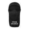 TopTie Custom Printing Cotton Balaclava Ski Mask with Breathable Windproof Mesh Cover Face-Black view 1