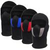 TopTie Custom Printing Cotton Balaclava Ski Mask with Breathable Windproof Mesh Cover Face-Black view 2