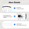 29 Inch Bicycle Mountain Bike Wheel Set, Aluminum Alloy Rim Disc Brake MTB Wheelset, Quick Release Front Back Wheels Black Bike Wheels view 4