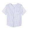 Icibgds Kids Baseball Jersey Button Boys T-Shirt Trendy Hip Hop Girls Stripe Short Sleeve Tshirt view 4