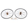 Kathring Mountain Bike Wheel Set, 27.5inch Aluminum Alloy MTB Bike Disc Orange Hub, Quick Release Front Rear Wheel Set Disc Brake MTB Wheelset 200KG Load view 2