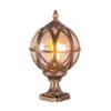 CHENKUI Door Decor Post Lights Lawn Exterior Column Head Lamp 1-lamp Outdoor Garden Post Light Fixtures Chinese Style Ancient House Landscape Pillar Light for Deck Garden Patio Villa Landscape view 1