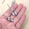 MOOKEENONE 20PCS Silver Sport Inflating Standard Size Needle Pin Nozzle Football Basketball Soccer Ball Air Pump view 3
