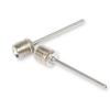 MOOKEENONE 20PCS Silver Sport Inflating Standard Size Needle Pin Nozzle Football Basketball Soccer Ball Air Pump view 4