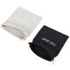 minkissy 2pcs Hair Dryer Drawstring Storage Bags for Traveling Cloth Black view 1