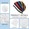 Niqqzit Thin Blue Red Green Line American Flag Beanie Hat for Men/Women Slouchy Beanie Ski Skull Cap Winter Thin Stretch Acrylic Knit Hat view 4