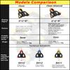 Thinvik Road Bike Cleats for Shimano SPD-SL Locking Cycling Pedals Cleat for Shimano SH10 System Shoes - 0 Degree Float view 3