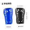 FOMIYES 2 Pairs Boys and Girls Footy Shin Guards Breathable Soccer Calf Protective Gear Comfortable Shin Braces for Football Sports view 2