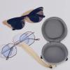 FOMIYES Sunglass Organizer Fashion Glasses Glasses Storage Case, Sun Hard Case, Outdoor Sun Holder, Round Eyeglass Cases for Lady Girls Mens Jewelry Box Organizer Round view 2