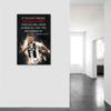 TISHIRON Football Sports Decor Superstar Quote Poster Ronaldo Inspirational Canvas Wall Art Motivational Artwork Modern Home For Home, Office, Gym, Classroom Framed Ready to Hang 36x24 in view 3