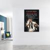 TISHIRON Football Sports Decor Superstar Quote Poster Ronaldo Inspirational Canvas Wall Art Motivational Artwork Modern Home For Home, Office, Gym, Classroom Framed Ready to Hang 36x24 in view 4