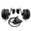 L-faster Dual Motor Wider 8 Inch Off Road Wheel with Joystick Controller for Beach Cart Wheelchair Bike (Max 9kph) view 1