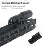 rdzzwxw Offset Light Mount, M300 M600 Series Tactical Flashlight Aluminum Optic Rail Mount Rollover Bracket, Suitable for Mlok/Keymod Rail view 3
