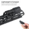 rdzzwxw Offset Light Mount, M300 M600 Series Tactical Flashlight Aluminum Optic Rail Mount Rollover Bracket, Suitable for Mlok/Keymod Rail view 4