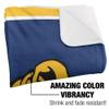 North Carolina A&T State University Blanket, 50"x60" Logo Dots Silky Touch Sherpa Back Super Soft Throw Blanket view 3