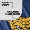 North Carolina A&T State University Blanket, 50"x60" Logo Dots Silky Touch Sherpa Back Super Soft Throw Blanket view 4