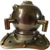 NDC MART Antique Chrome Brass Diving Helmet US Navy Mark V Scuba Deep sea Marine Vintage view 3