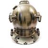 NDC MART Antique Chrome Brass Diving Helmet US Navy Mark V Scuba Deep sea Marine Vintage view 4