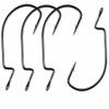 50pcs High Carbon Steel Fishing Hook Worm Hook Jig Bass Fishing Hooks for Saltwater Fishing Size: 1/0-5/0 (2/0) view 2