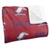 American University Blanket, 50"x60" Logo Pattern Silky Touch Super Soft Throw Blanket view 3