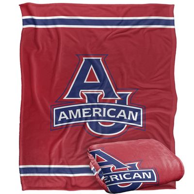 American University Blanket, 50"x60" Primary Logo Silky Touch Super Soft Throw Blanket