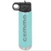 Personalized Water Bottles/Straw Vacuum Insulated Water Bottle Stainless Steel Sports Water Bottle 40 oz Teal view 1