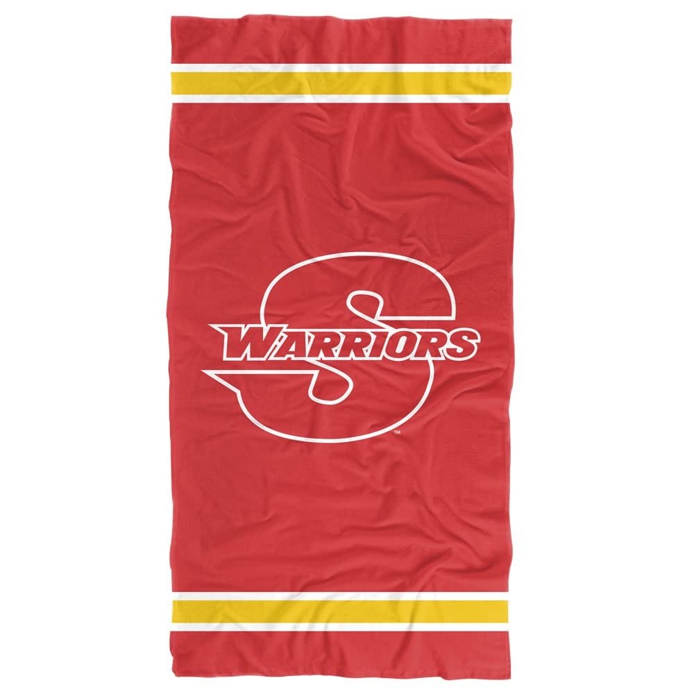 LOGOVISION California State University Stanislaus Beach Towel, 30"x60" Primary Logo Beach Towel