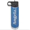 Personalized Water Bottles/Straw Vacuum Insulated Water Bottle Stainless Steel Sports Water Bottle 40 oz Royal Blue view 1