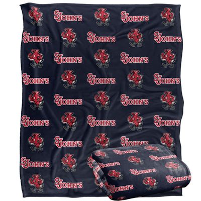 St. John's University Blanket, 50"x60" Logo Pattern Silky Touch Super Soft Throw Blanket