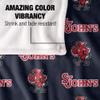 St. John's University Blanket, 50"x60" Logo Pattern Silky Touch Super Soft Throw Blanket view 4
