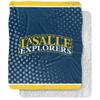La Salle University Blanket, 50"x60" Logo Dots Silky Touch Sherpa Back Super Soft Throw Blanket view 1