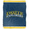 La Salle University Blanket, 50"x60" Logo Dots Silky Touch Sherpa Back Super Soft Throw Blanket view 2