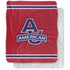 American University Blanket, 50"x60" Primary Logo Silky Touch Sherpa Back Super Soft Throw Blanket view 1