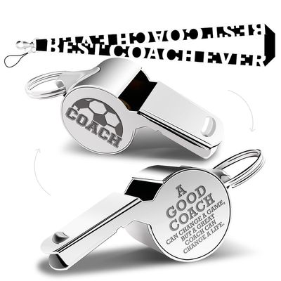fkovcdy Whistle Soccer Gifts Whistle for Coaches Teachers Whistle Emergency Coach Referee Lifeguard Loud Whistle for Men Women Referees Officials Sports Coaches Whistle with Lanyard Cheer Coach Gift.
