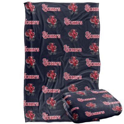 St. John's University Blanket, 36"x58" Logo Pattern Silky Touch Super Soft Throw Blanket