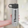 Personalized Water Bottles/Straw Vacuum Insulated Water Bottle Stainless Steel Sports Water Bottle 40 oz view 3