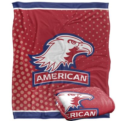 American University Blanket, 50"x60" Logo Dots Silky Touch Super Soft Throw Blanket