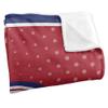 American University Blanket, 50"x60" Logo Dots Silky Touch Super Soft Throw Blanket view 3