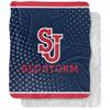 St. John's University Blanket, 50"x60" Logo Dots Silky Touch Sherpa Back Super Soft Throw Blanket view 1