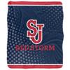 St. John's University Blanket, 50"x60" Logo Dots Silky Touch Sherpa Back Super Soft Throw Blanket view 2
