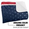 St. John's University Blanket, 50"x60" Logo Dots Silky Touch Sherpa Back Super Soft Throw Blanket view 3