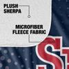 St. John's University Blanket, 50"x60" Logo Dots Silky Touch Sherpa Back Super Soft Throw Blanket view 4