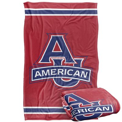 American University Blanket, 36"x58" Primary Logo Silky Touch Super Soft Throw Blanket