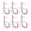 100pcs Baitholder Fishing Hooks Barbed Shank Beak Bait Holder Hooks Long Shank Fishing Hooks Black Offset Fishing Jig Hooks Bait Keep Hooks for Saltwater Freshwater Fishing Shank with 2 Barbs (3/0) view 3