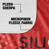 Southern Illinois University Edwardsville Blanket, 50"x60" Logo Dots Silky Touch Sherpa Back Super Soft Throw Blanket view 4