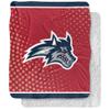 Stony Brook University Blanket, 50"x60" Logo Dots Silky Touch Sherpa Back Super Soft Throw Blanket view 1