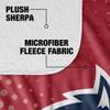Stony Brook University Blanket, 50"x60" Logo Dots Silky Touch Sherpa Back Super Soft Throw Blanket view 4