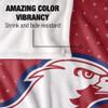 American University Blanket, 36"x58" Logo Dots Silky Touch Super Soft Throw Blanket view 4